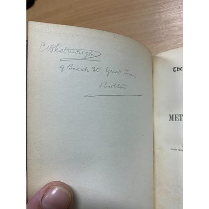 c1898 "OVID: METAMORPHOSES BOOK XIII" LATIN 8CE ROMAN POEM HARDBACK BOOK (P3)