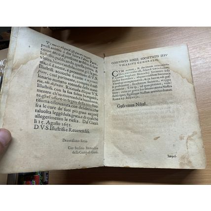1652 DELLE STVORE DEL P.GIO STEFANO MENCHIO RELIGIOUS ITALIAN ANTIQUE BOOK (P4)