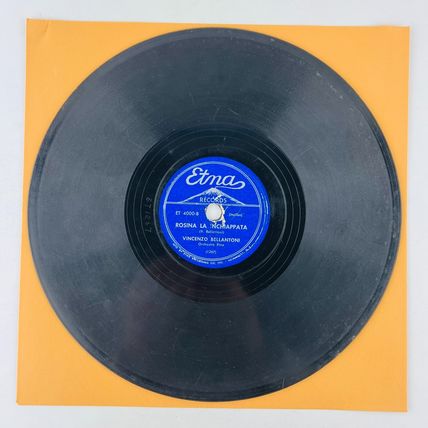 Vincenzo Bellantoni Calabrisella Etna Records 78RPM Shellac Vinyl 78 RPM Record