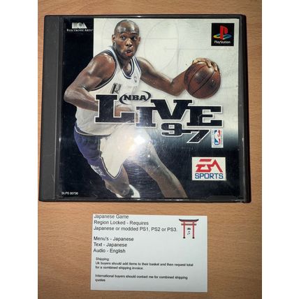NBA LIVE 97 - Japanese NTSC-J PS1 Playstation 1