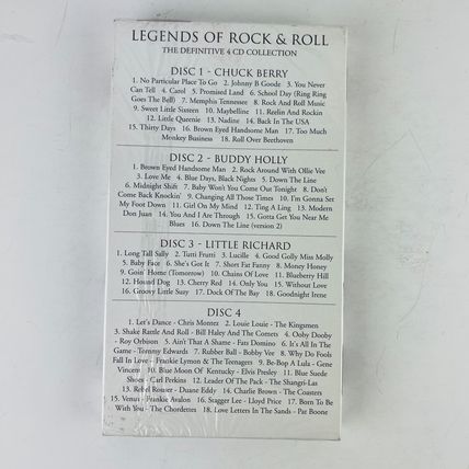 Legends Of Rock & Roll 4x CD Box Set (Berry, Holly, Presley, Little Richard) NEW