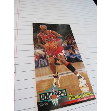 Michael Jordan 1993 NBA JAM SESSION Card #33 Fleer, MINT, Tall Card
