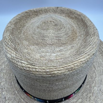 Elegante De Lujo Straw Hat Size 7 3/8 Mexico 59 Unisex Great Cond