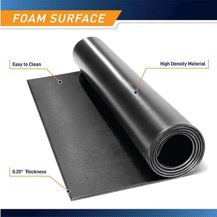 Marcy Fitness Equipment Mat and Floor Protector Compatible for Treadmills, Ellip