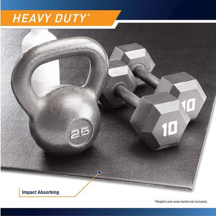 Marcy Fitness Equipment Mat and Floor Protector Compatible for Treadmills, Ellip