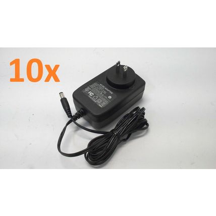 Lot 10 - 12V 2.0A AC-DC Power Supply Adapter Charger 2000 mA 5.5*2.1mm