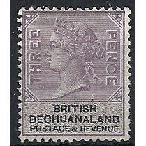 Bechuanaland 1888 SG12 3d Lilac & Black Mounted Mint ...