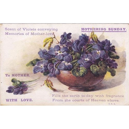 Artist Drawn Mothering Sunday Greetings Card Postcard (GR1365)