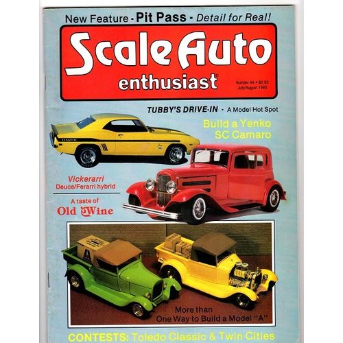 July/August 1986 Scale Auto 1986 Tubby's Drive In