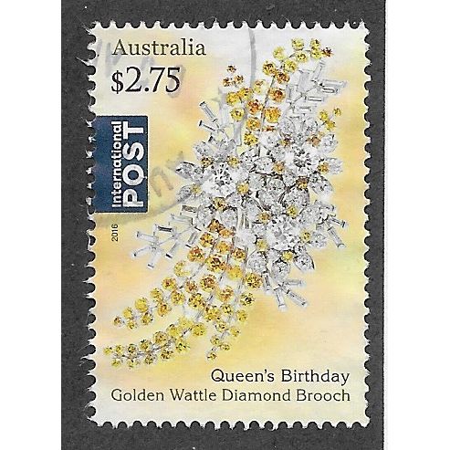 AUS 2016 $2.75 'QUEENS BIRTHDAY' FINE USED (EBID60-072)