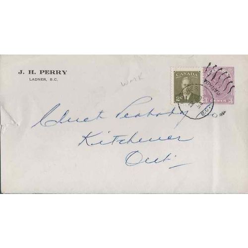 Canada #EN63b Postal Sta. Victory Watermark USED 1954 George VI