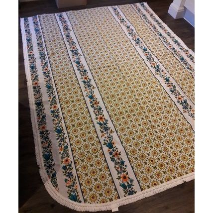 SINGLE BED FRINGED BEDSPREAD, Vintage Style