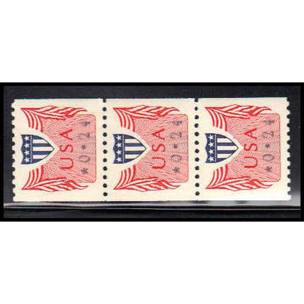 CVP31 24c Shield Very Fine MNH Dry Gum Strip of 3 PA5191