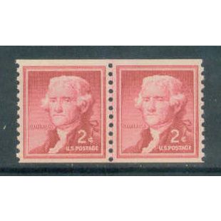 1055 2c Thomas Jefferson Almost Very Fine MNH CLP B0353