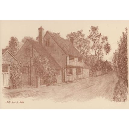Aldbury Herts The Old Laundry & Greyhound Pub 2x Postcard