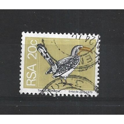 SouthAfrica.SG359 20c Yellow-billed Hornbill.Fine Used.Sep25j