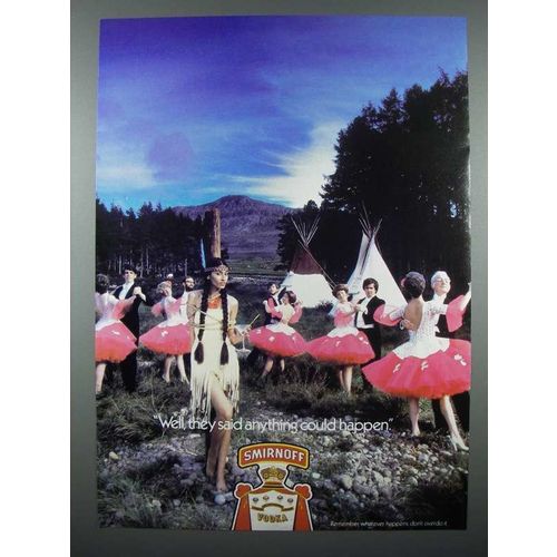 1979 Smirnoff Vodka Ad - Said Anything Could Happen