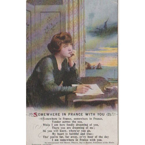 GB 1918 Somewhere in France With You by Bamforth no 5042-2 see rest