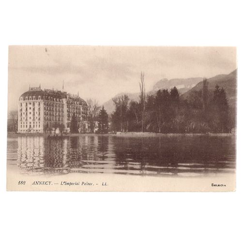 ANNECY, FRANCE unused antique postcard #