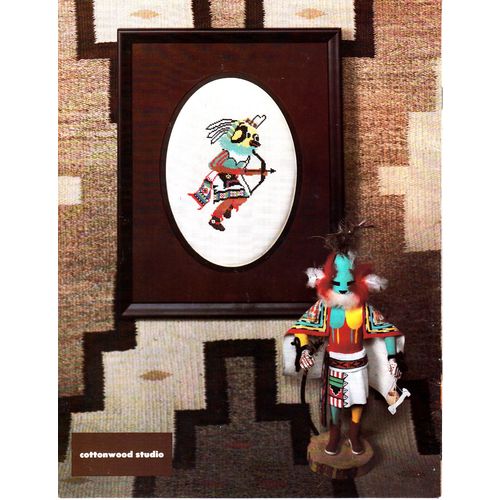 American Indian Designs for Counted Cross Stitch~Cottonwood Studio~1980