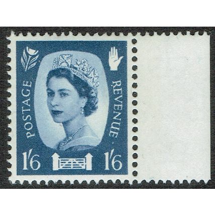 Northern Ireland 1958 1/6d Grey Blue SGNI6 UM