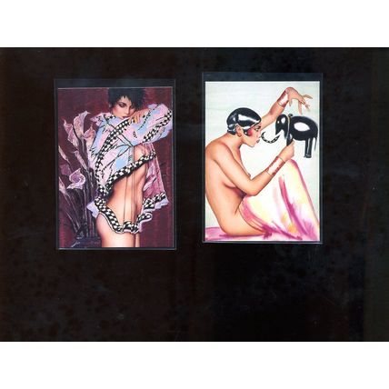 OLIVIA DeBERARDINIS 1992 Comic Images Art Card #1 (JOSEPHINE'S ELEPHANT 1989) NM