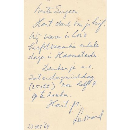 Netherlands 1969 Amsterdam to Baarn 15c Postal card written VGC