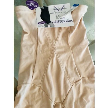 NAOMI & NICOLE HI-WAIST THIGH SLIMMER FIRM CONTROL SIZE XL STYLE 7307 NEW/TAGS