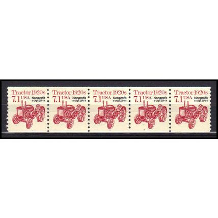 2127b 7.1c Tractor Fine MNH Dry Gum PNC 1/5 X0844