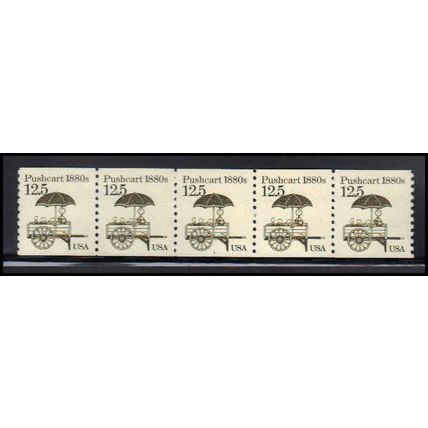 2133 12.5c Pushcart Very Fine MNH Dry Gum PNC 1/5 X2209