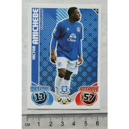 2010/11 Topps Match Attax Trading Card U21 Victor Anichebe, Everton