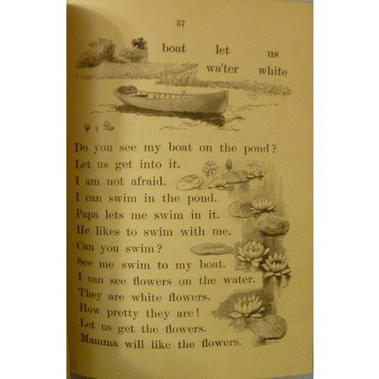 1904 ANTIQUARIAN ILLUSTRATED CHILDRENS TEXT THE JONES READERS BY GRADES BOOK ONE