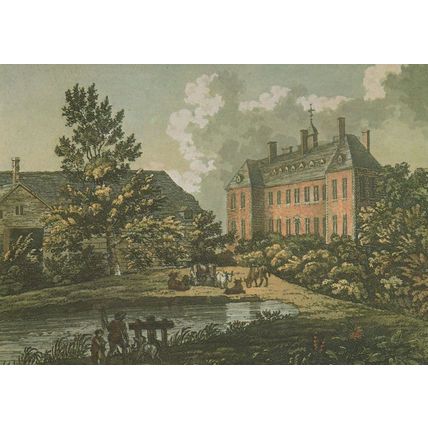 Tredegar House Newport Gwent Medieval Engraving Welsh Postcard