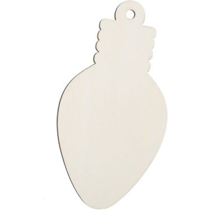 Wood Shapes Ornaments