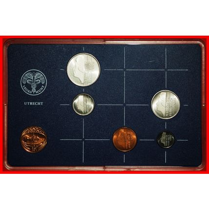 BEATRIX (1980-2013): NETHERLANDS ★SET 1985 5 COINS + MEDAL!★LOW START★NO RESERVE
