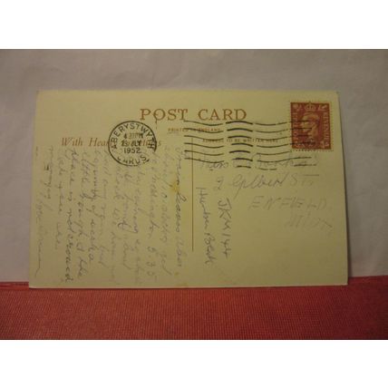 DEVIL'S BRIDGE RAILWAY, ABERYSTWYTH, WALES used postcard 1952 pm =