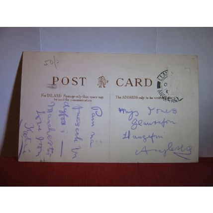 PENRHYN CASTLE, used antique postcard Caernarvonshire 1905 pm =