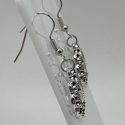Earrings Hollow Heart Cross Design Elegant Hook #579