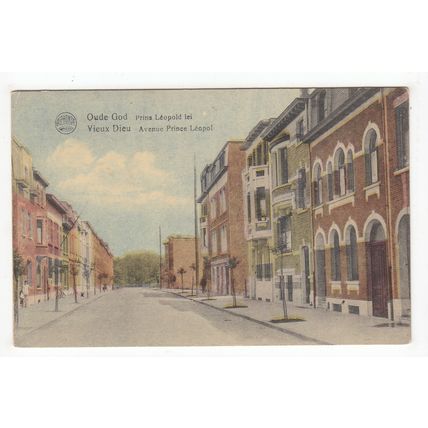 Avenue Prince Leopold Belgium Postcard