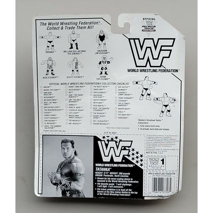 wwf ljn hasbro wrestling superstars series 9 tatanka wrestling figure