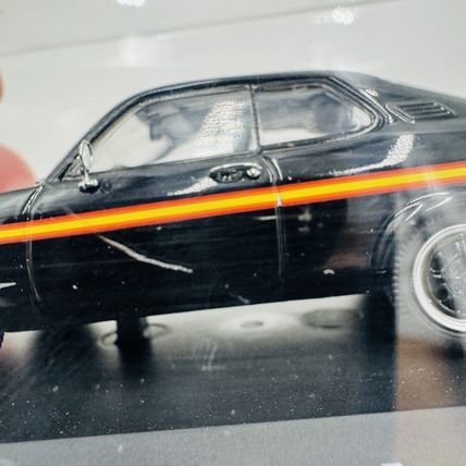 Schuco Opel Manta A GT /E Hellgrün 1:43 Acrylic Box Black Car Diecast Vintage