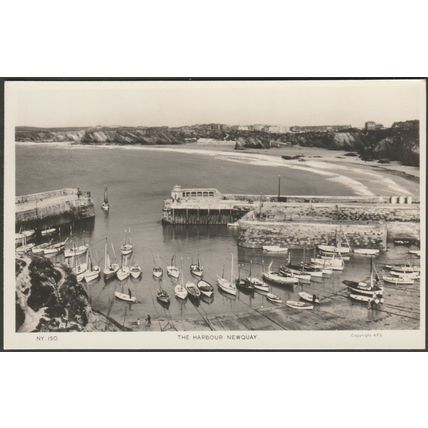 The Harbour, Newquay, c.1960 - Frith's RP Postcard