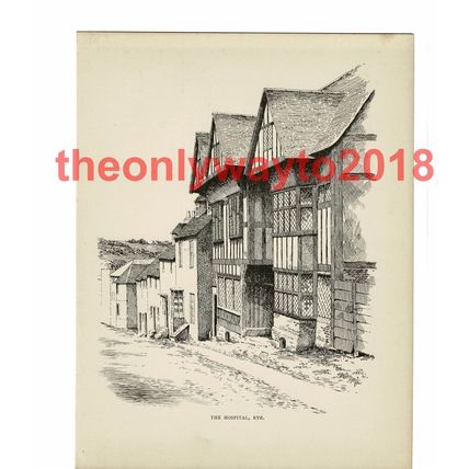 Hospital, Rye, Sussex, Book Illustration (Print), 1903