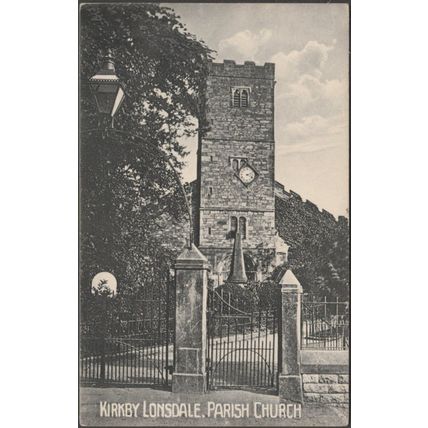 Parish Church, Kirkby Lonsdale, Westmorland, c.1910 - Simcoe & Son Postcard