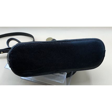 A Very Cute Rare Vintage Black Leather Brahmin Crossbody Handbag