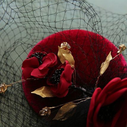 Bridal Birdcage Veil Flower Hat Royal Classic Vintage Wedding Accessory