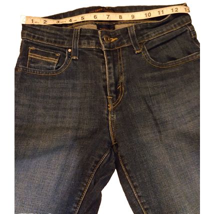 Levi's The Original Jean Mid Rise Skinny Womens Size 2M Medium Blue Wash Denim