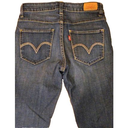 Levi's The Original Jean Mid Rise Skinny Womens Size 2M Medium Blue Wash Denim