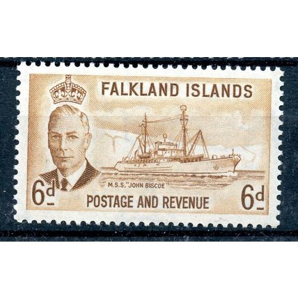 Falkland Islands KGVI 1952 sg172/6, 178- MH
