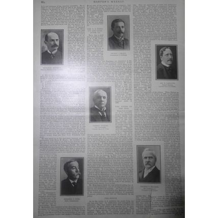 Harper's Weekly September 9, 1899. Booker T Washington on Africa; Dewey Arch etc